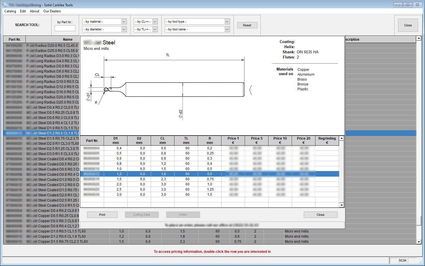 Electronic catalog